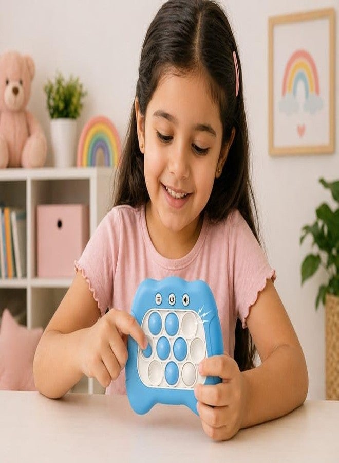 COLLEN ARRAY Fast Push Pop It Game Light-up Bubble Pop Fidget Toy for Kids and Adults Four Modes Push Button Game with Lights & Music Toys for 4+ Years Old Boys & Girl - Image 4
