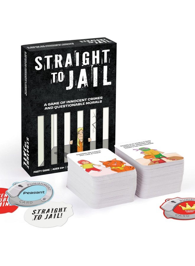 Vango Straight to Jail - A Game of Innocent Crimes and Questionable Morals - Ages 14 and Up - Card Game for 4 to 12 Players - Image 2