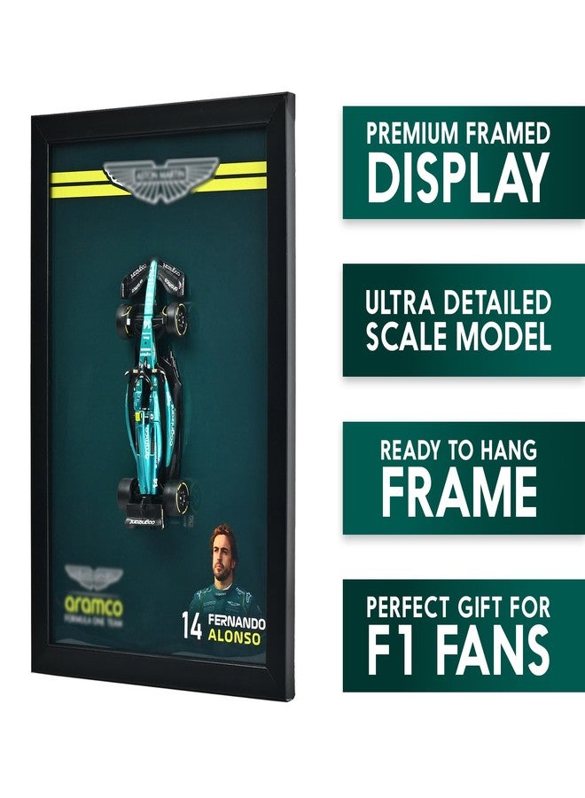 CodersParadise 3D F1 Racing Wall Art Frame – AMR23 Inspired Green Open Wheel Formula Race Car Model Display – Motorsport Decor for Bedroom Office Garage Man Cave – Racing Gift for Men, Car Enthusiasts & Formula Fans Premium Collectible - Image 4
