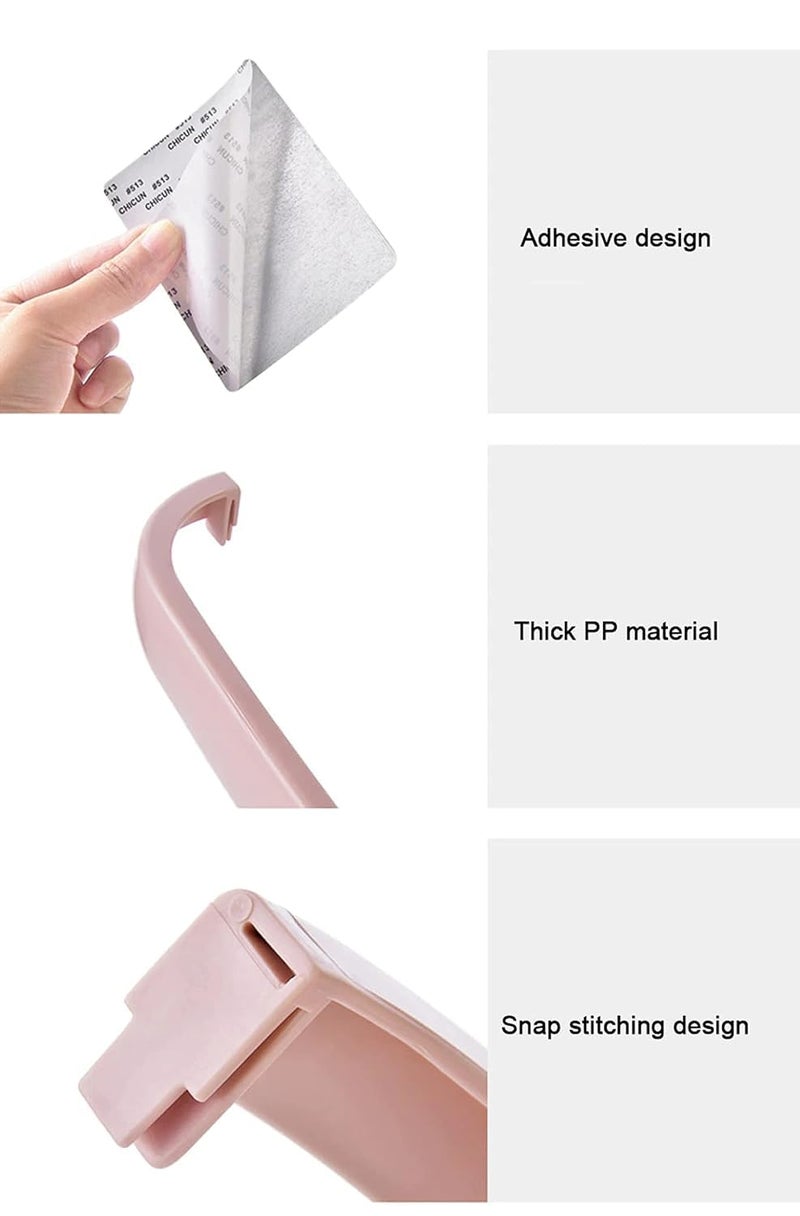 GRAB IT Bathroom Towel Hanger Plastic Towel Holder Bath Kitchen Hotel Self Adhesive Hanging Rail Bathroom Supplies Rod Organizer Rack - Image 5
