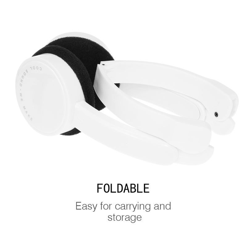 3.5mm Wired Over-ear Headphones 100g Lightweight Foldable Headband - High-quality Noise Isolation Sound Headset for Outdoor Sports Daily Music Listening - Image 5