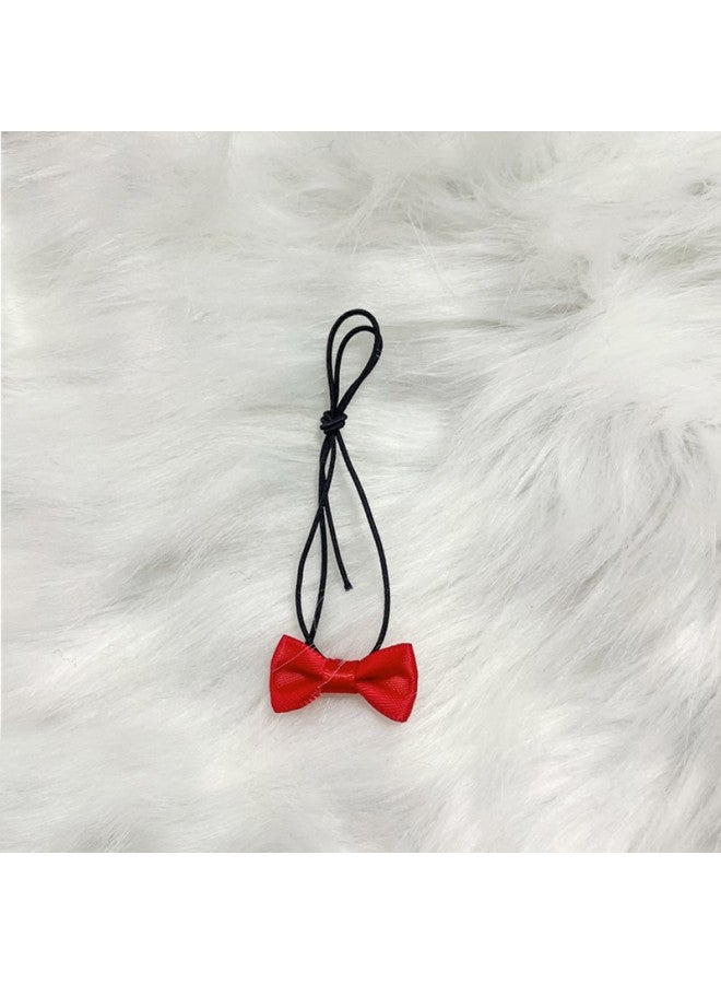 Loquat 20cm15cm10cm Doll Cotton Doll Pull Cloth Tie Bow Tie Suit Shirt Accessories-Specifications:15cm/20cm-Color:Red Bow Tie - Image 1