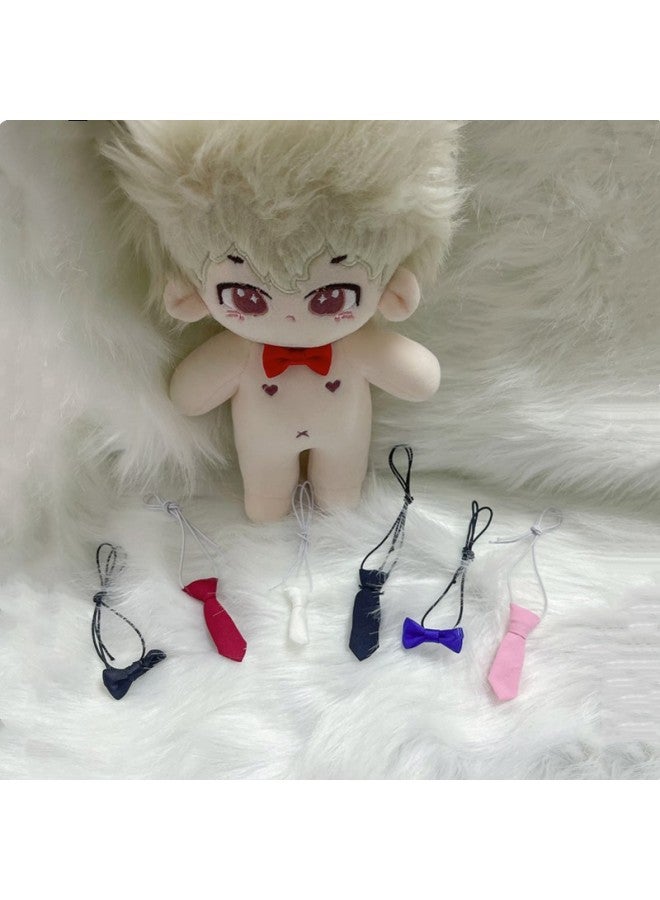 Loquat 20cm15cm10cm Doll Cotton Doll Pull Cloth Tie Bow Tie Suit Shirt Accessories-Specifications:15cm/20cm-Color:Red Bow Tie - Image 2