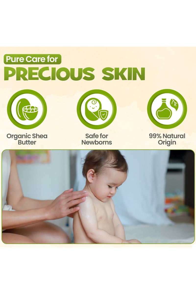 Enfant Organic Plus Shea Butter Nurturing Balm Shea Butter Balm, Nourishing Body Moisturizer For Rough, Dry Skin Baby Shea Butter Nurturing Balm 30G Dermatologically Tested - Image 2