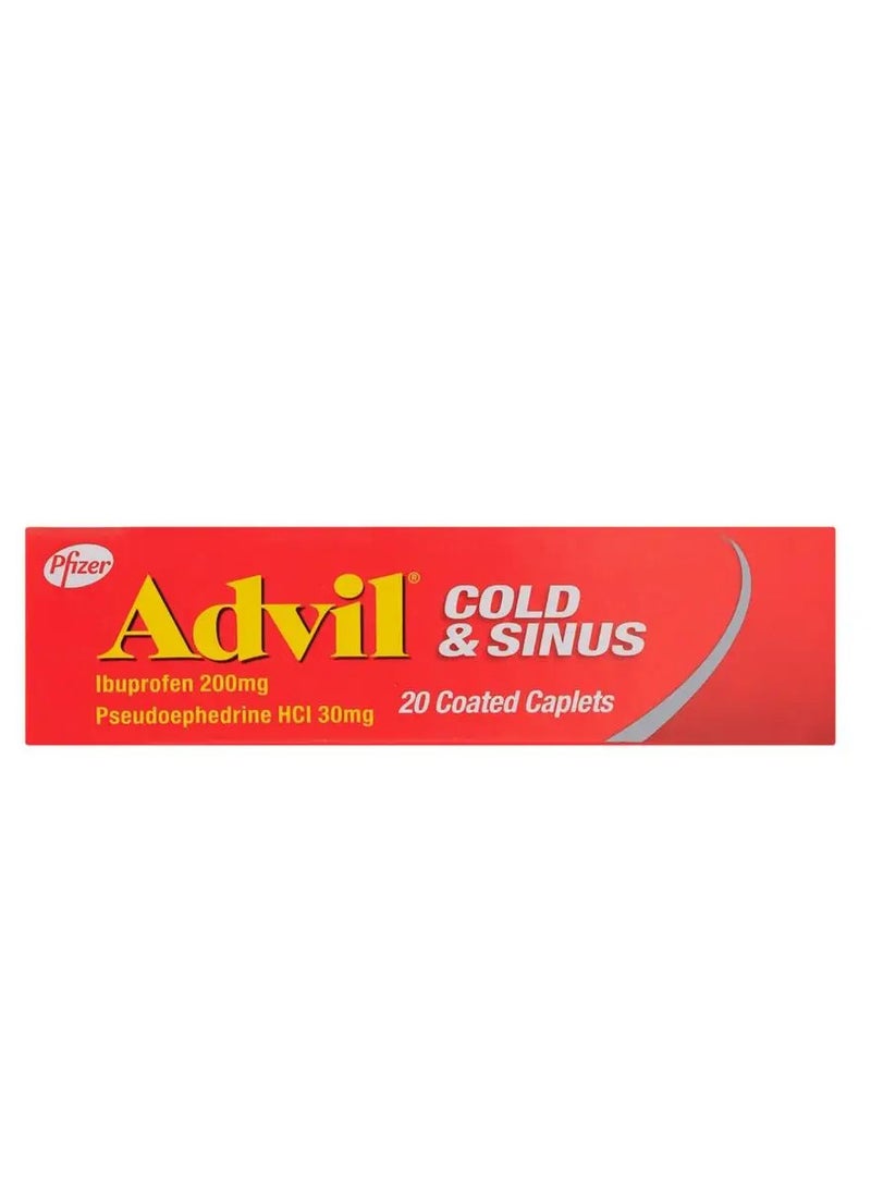 Advil Pack Of 2 Advil Cold And Sinus Caplet 20pcs - Image 4