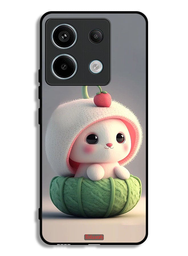 Tolwak Xiaomi Redmi Note 13 Pro Protective Case Cover Cute Little Rabbit - Image 1