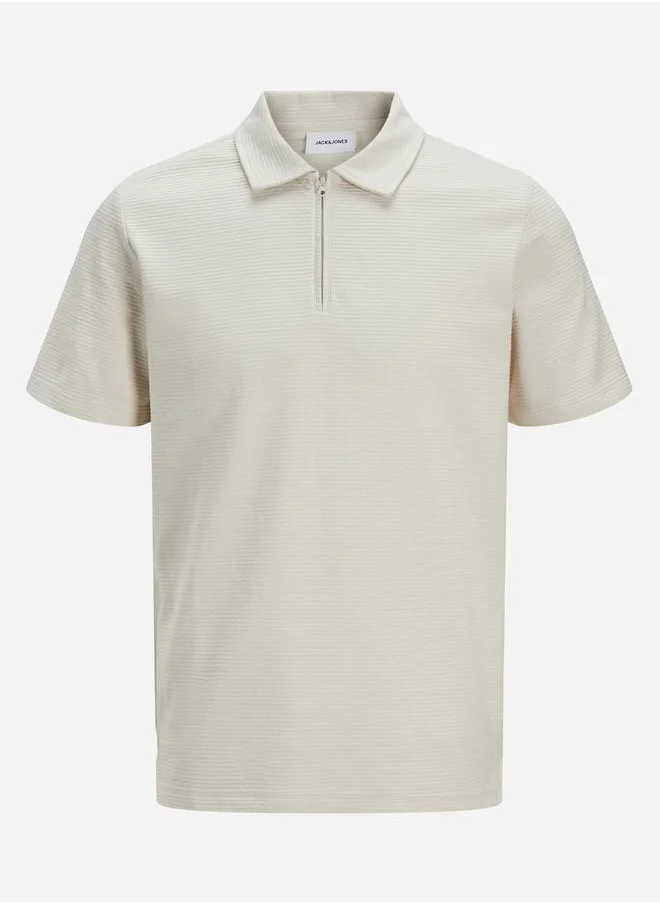 JACK & JONES Jack & Jones Solid Short Sleeve Polo T-Shirt