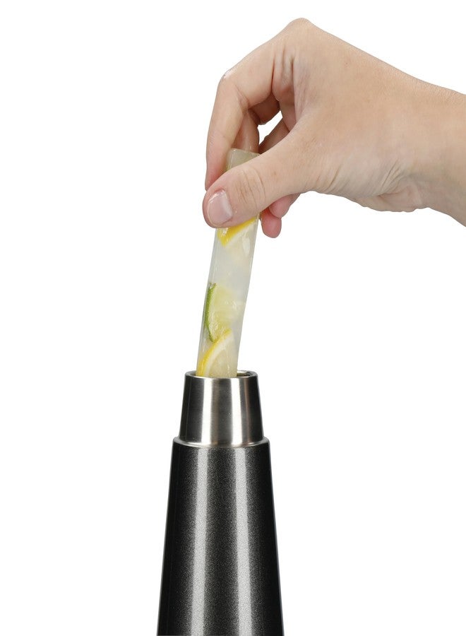 Built Water Bottle Ice Cube Tray, BPA Free Easy Release Flexible Silicone, Red, 19.5 x 11.5cm - Image 2