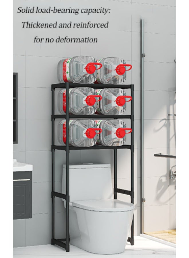 ديدا كوسموس رف رف غسالة غسيل الحمام ذو 3 طبقات أسود - Image 4