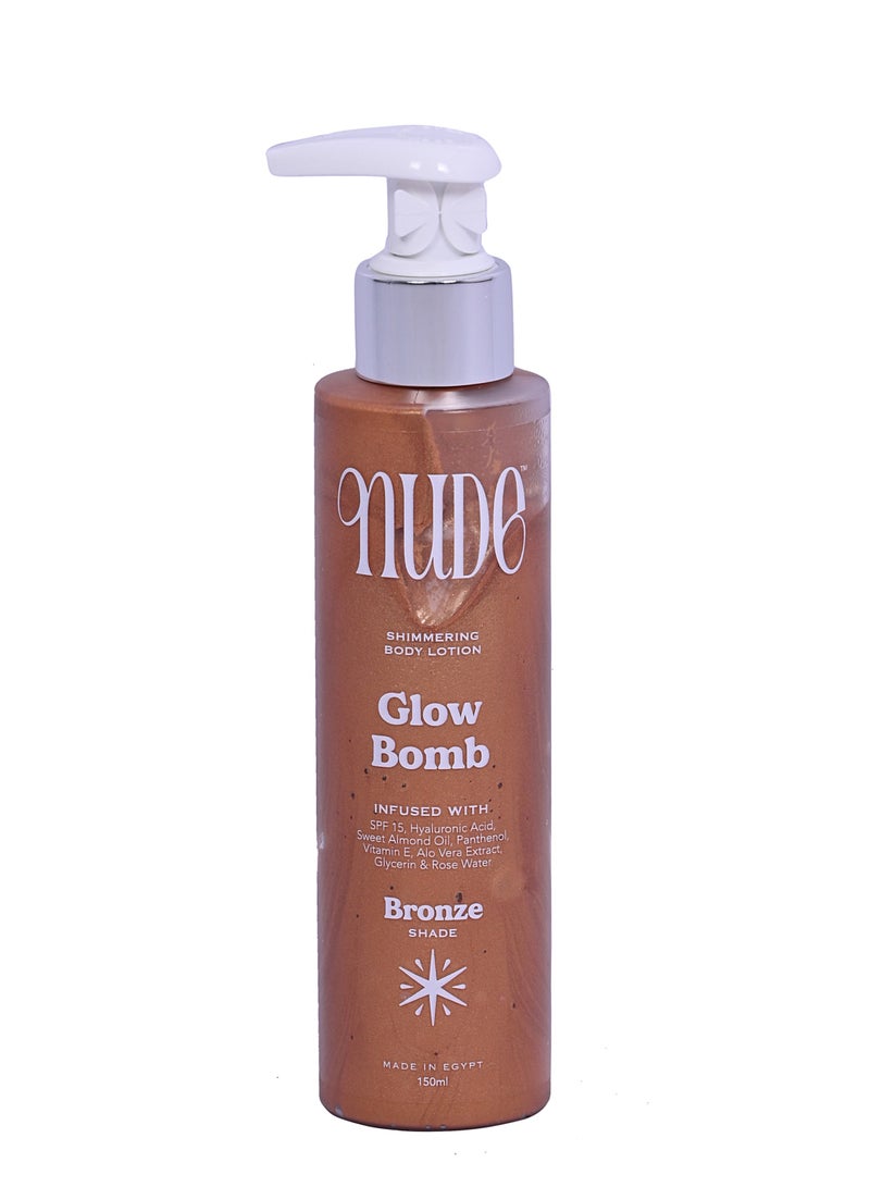 Glow Bomb : Shimmering Body Lotion Bronze Shade - 150 ml