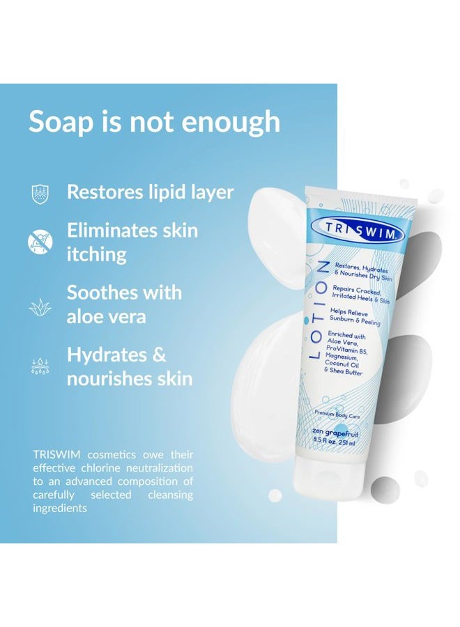 Triswim Chlorine Removal Swimmers Lotion Moisturising Repairing Skin - Image 4