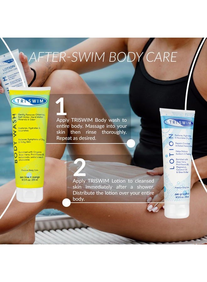 Triswim Chlorine Removal Swimmers Lotion Moisturising Repairing Skin - Image 5