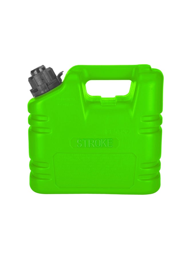 DPT Thick Fuel and Gasoline Tank, 
Portable Plastic Petrol Container, Green, capacity 5 L - Image 2
