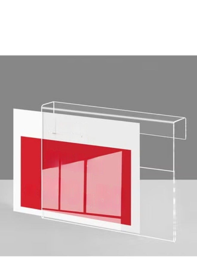 Eckek  Acrylic Sign Holder Price Tag Displays Sign Holder Ads Display Stand for Retail Store Clothing Price - Image 3