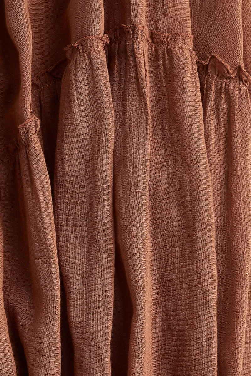 H&M  Tiered maxi skirt for Women | Best Price UAE