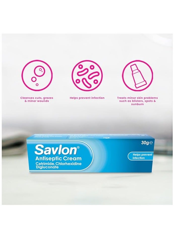 Savlon Antiseptic Cream, 30 g - Image 2
