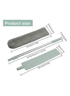 LACOT GENERAL TRADING LLC Removable And Washable Gap Dust Cleaning Artifact, Microfiber Duster with Extension Pole, Good Grips Microfiber Hand Duster, Removable and Washable Telescopic Dust Collector for Home Bedroom Kitchen  - Image 5