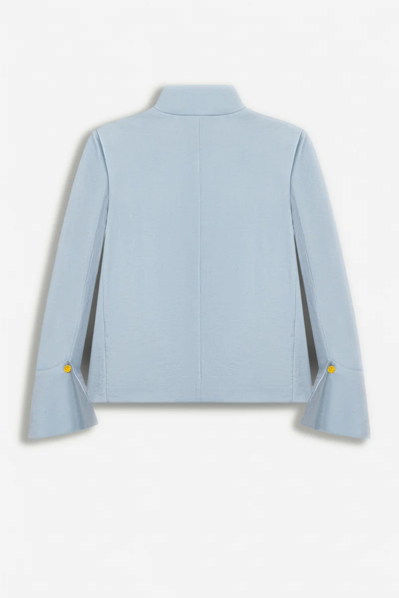 Nocturne  Embroidery Detail Stand Collar Jacket for Women | Best Price UAE