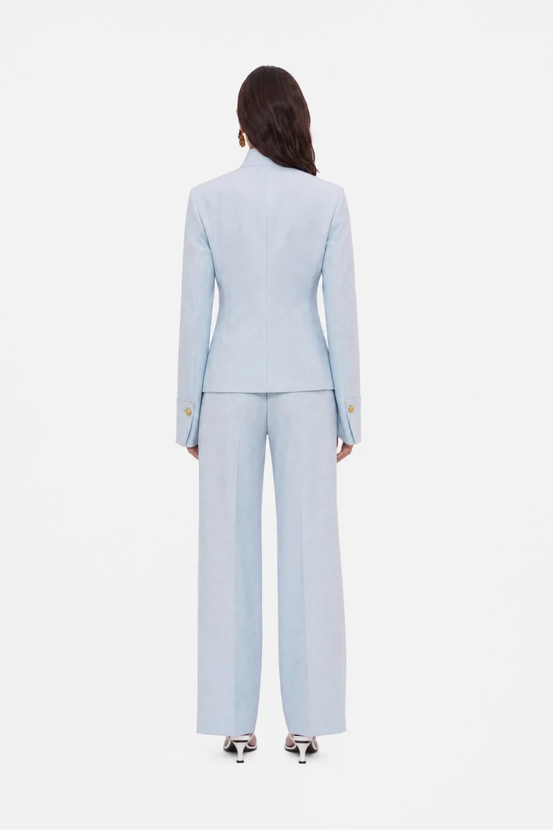 Nocturne  Embroidery Detail Stand Collar Jacket for Women | Best Price UAE