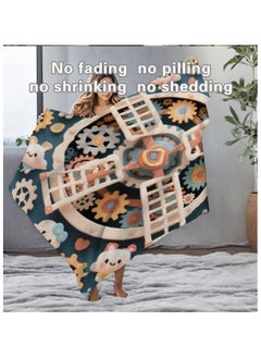General Baby and children's cartoon flannel thin blanket (warm and comfortable, suitable for sleep, game use) 70cm*100cm - 926  - Image 4