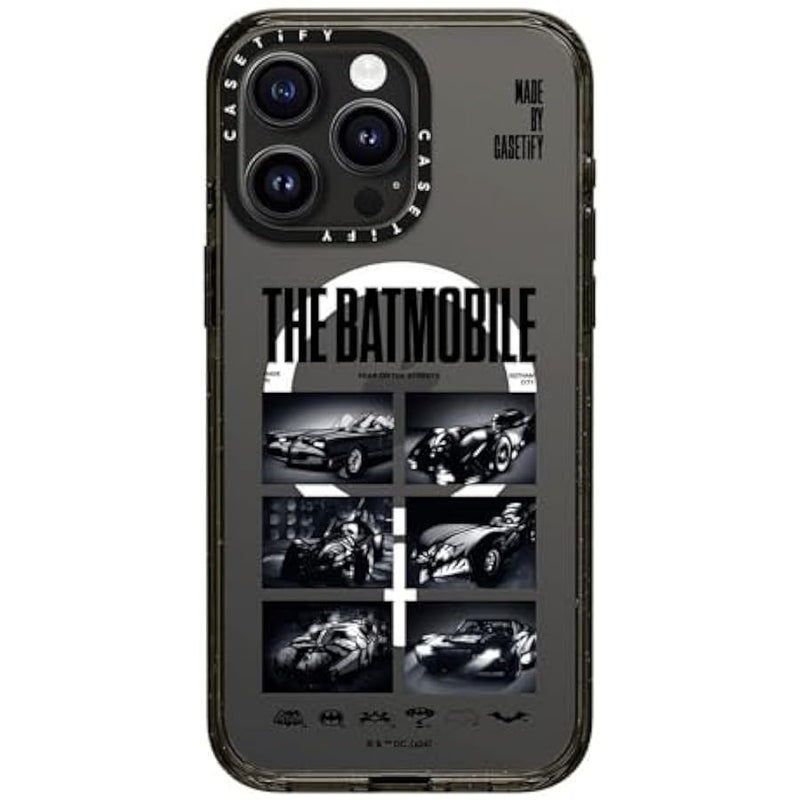 Casetify Impact iPhone 15 Pro Max Case 【Batman Co-Lab / 4X Military Grade Drop Tested / 8.2ft Drop Protection/Compatible with Magsafe】 - The Batmobile - Clear Black - Image 4