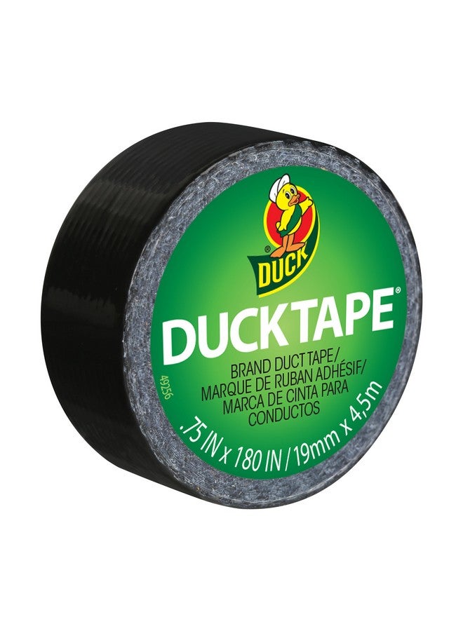 Duck Tape Mini Roll Black 19mm x 4.5m. Repair, craft, personalise, decorate and educate - Image 1