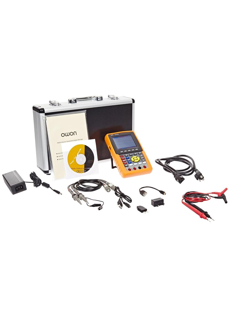Owon Owon HDS3102MN Series HDSN Handheld Digital Storage Oscilloscope and Digital Multimeter 100MHz 2 Channels 500MSs Sample Rate  - Image 1