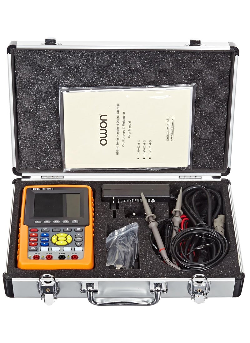 Owon Owon HDS3102MN Series HDSN Handheld Digital Storage Oscilloscope and Digital Multimeter 100MHz 2 Channels 500MSs Sample Rate  - Image 2