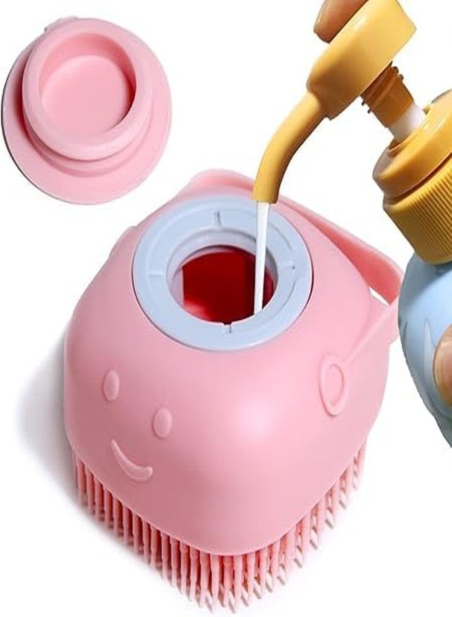 MORIXA Soft Silicone Bath Body Brush for Men & Women (1 Piece Square Bath Brush) | Multicolour | Deep Nourishing Cleansing, Exfoliation & Dirt Removal | BPA-Free Back Scrubber with Lather-Boosting Bristles & No-Slip Grip - Image 3
