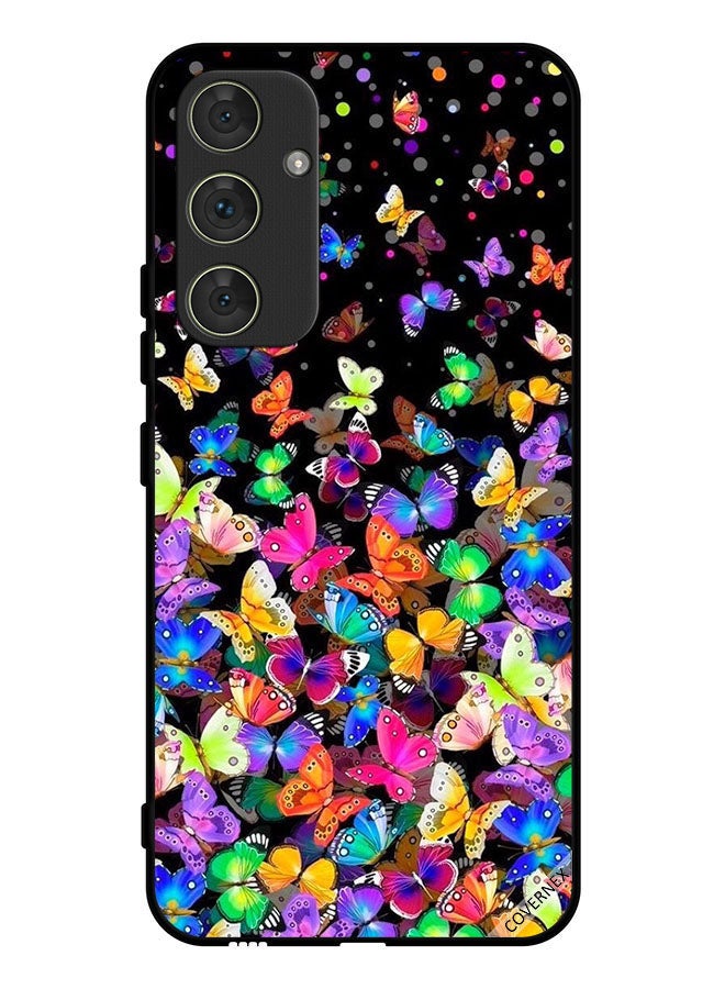 Covernex غطاء حماية لهاتف سامسونج جالكسي A54 بطبعة فراشات صغيرة - Image 1