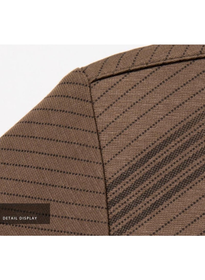 New Fashionable Casual Polo Shirt Made Of Mulberry Silk And Ice Silk Thin Design With A Lapel And Short Sleeved T-Shirt