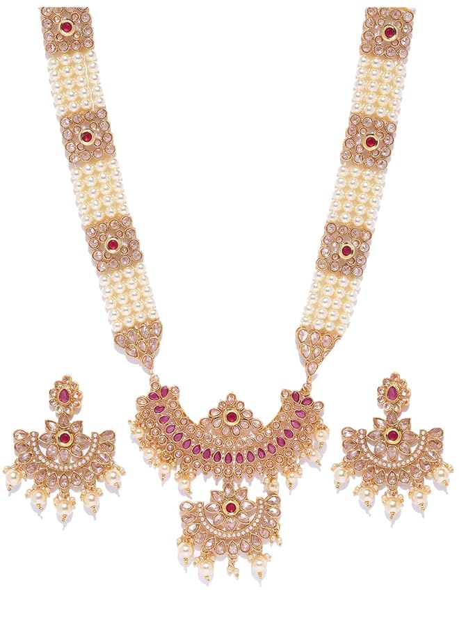 erorex Jewelery Set For Women Golden Zpfk8292 - Image 3