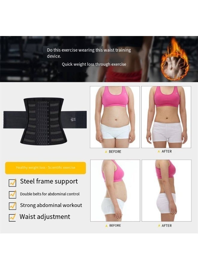 Waist Shaping Slimming Belt, Adjustable Shaping Corset Belt, 3D Pressure Abdominal Belt, Strong Waist Support, Breathable Comfortable Abdominal Belt, Adjustable Waist Shaping Belt, Slimming Belt with Abdominal Sauna Bandage, Waist Shaping with Abdominal Shaping Compression Bandage, Extra Large Corset Belt, Suitable for Women and Men. - Image 2
