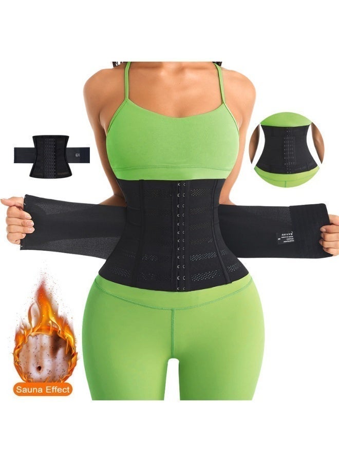 Waist Shaping Slimming Belt, Adjustable Shaping Corset Belt, 3D Pressure Abdominal Belt, Strong Waist Support, Breathable Comfortable Abdominal Belt, Adjustable Waist Shaping Belt, Slimming Belt with Abdominal Sauna Bandage, Waist Shaping with Abdominal Shaping Compression Bandage, Extra Large Corset Belt, Suitable for Women and Men. - Image 1