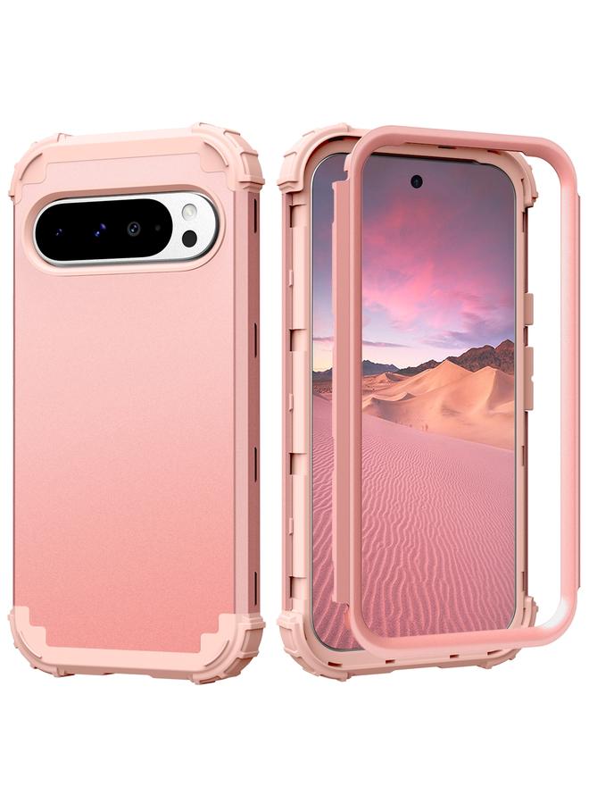 S-TOP Case For Google Pixel 9 Pro XL 3 in 1 Silicone Hybrid PC Shockproof Phone Case - Image 1