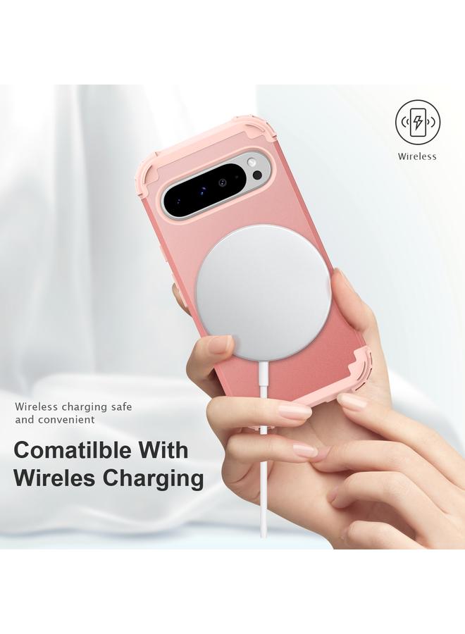 S-TOP Case For Google Pixel 9 Pro XL 3 in 1 Silicone Hybrid PC Shockproof Phone Case - Image 3