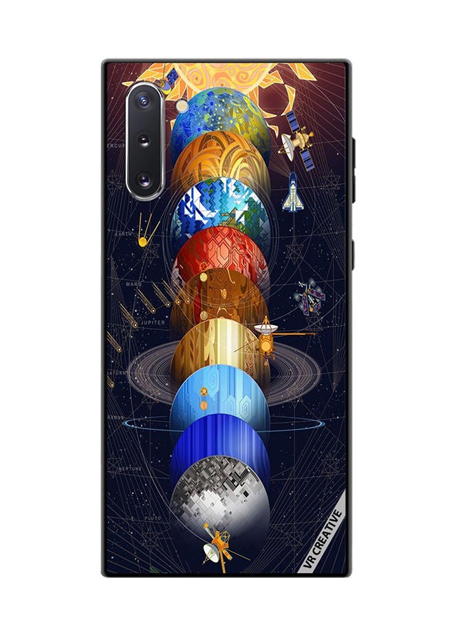 VR CREATIVE Protective Case Cover For Samsung Galaxy Note10 5G Earth Design Multicolour - Image 1