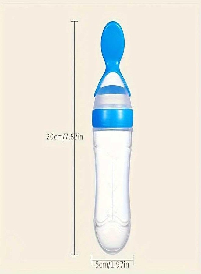 hito Baby 2pc Silicone Squeeze Spoon Rice Paste Feeder - Image 3
