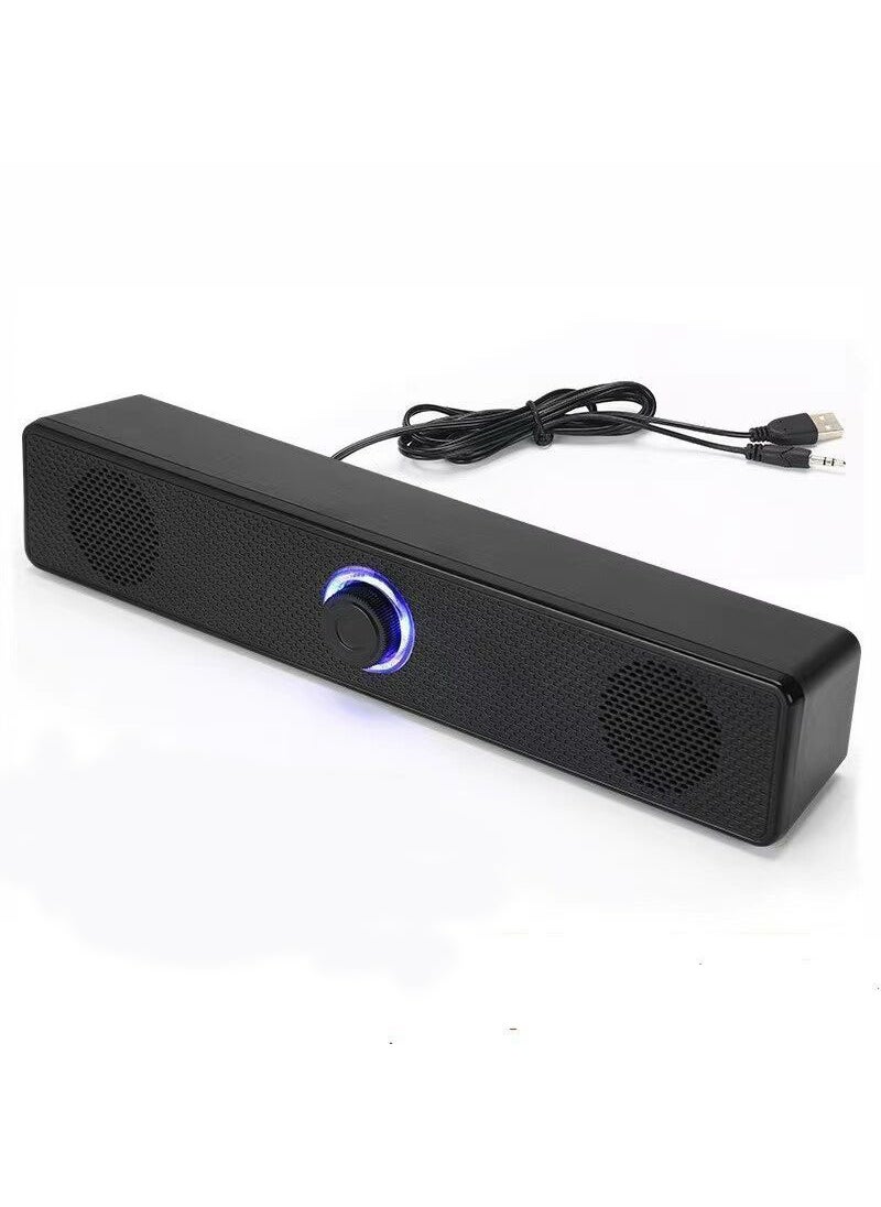 Generic - Desktop Bluetooth Soundbar Speakers Home Subwoofer E-1002 [plug-in type without Bluetooth]] - Image 1