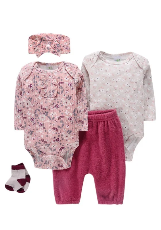 بمبىمىشى Bambimici Floral Print Long Sleeve Set