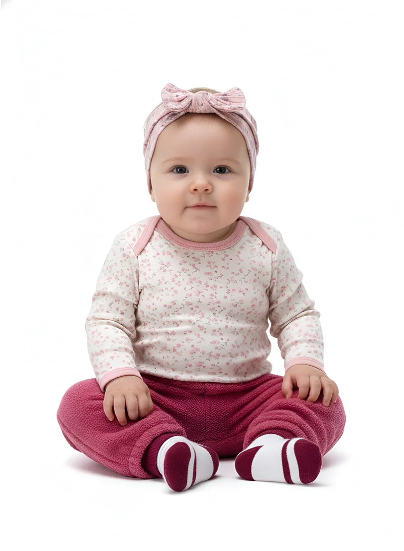 بمبىمىشى طقم بامبي ميتشي بأكمام طويلة وطبعة زهور