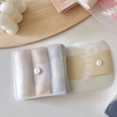 New Ultra-Thin Seamless Jelly Panties for Girls Gray + Skin Color + Brown