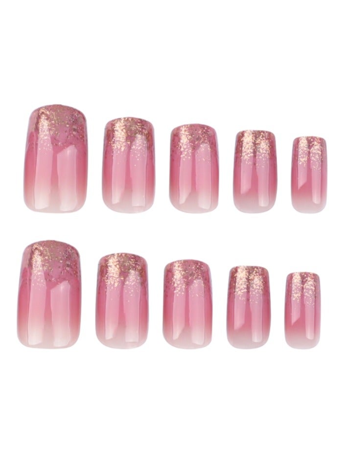 OASIS-TH 24 Piece Press On Nail,Fashionable And Elegant,Manicure Wearable Fake Nail Stickers Removable Finished Nail Accessories,Fake Acrylic Nails With Kit. - Image 3