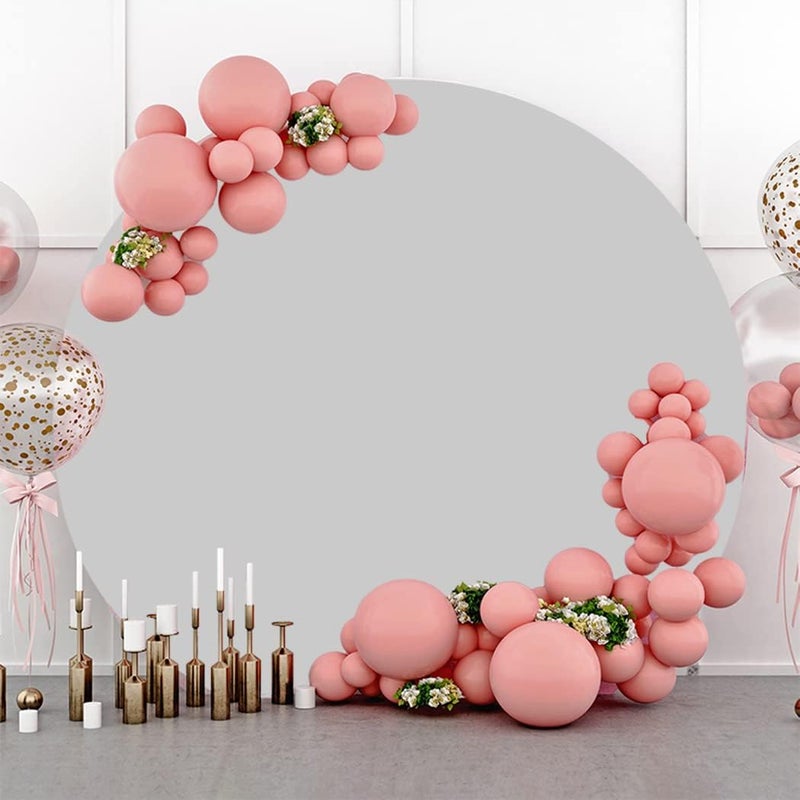 Yeele غلاف خلفية دائري رمادي فاتح 75x75 قدم من ييل - Image 2