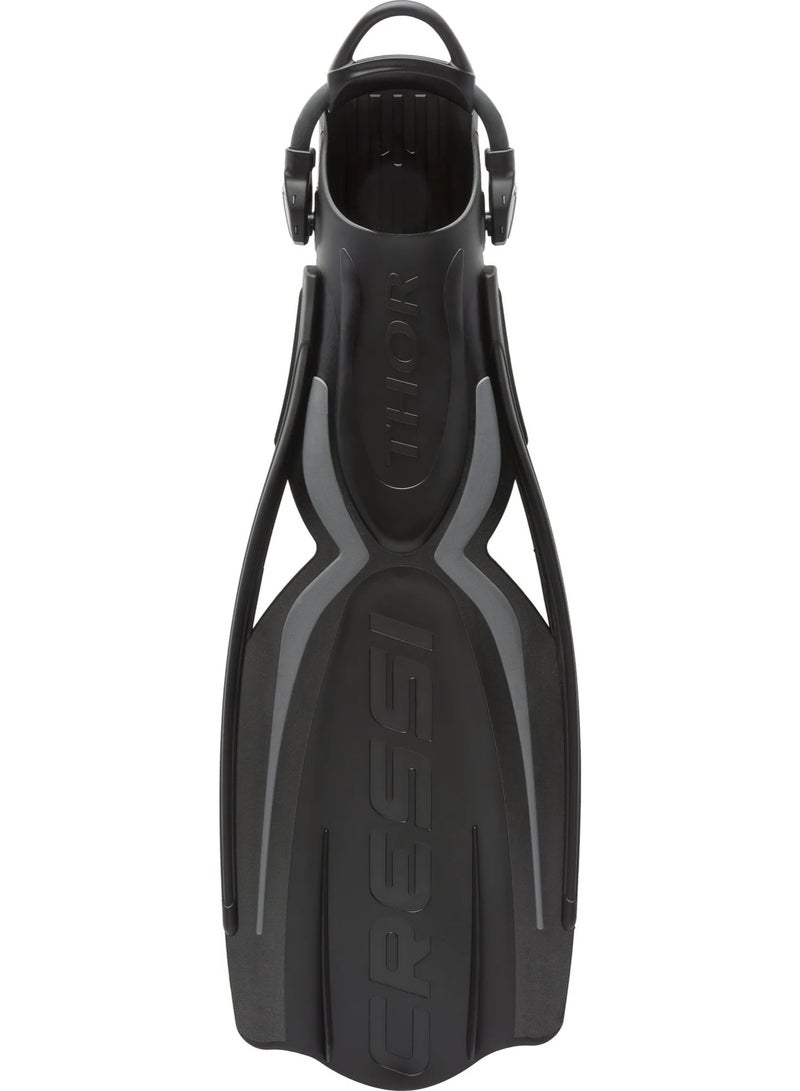 Cressi Thor EBS Fins Black/Grey - Image 2