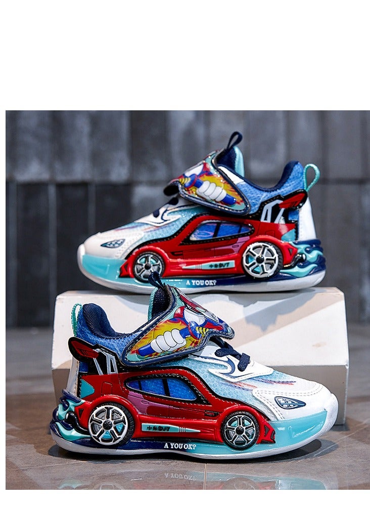 Durian Soled Children's Shoes, Children's Sports Shoes, Mesh Breathable Tire Shoes - Image 1