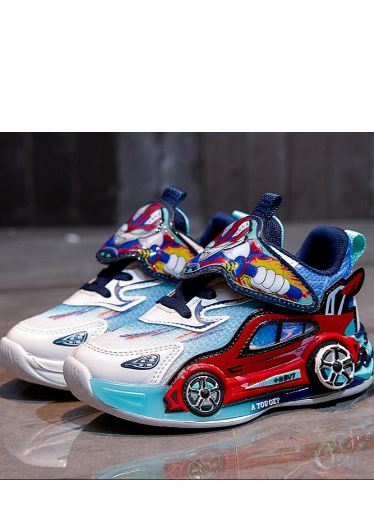 Durian Soled Children's Shoes, Children's Sports Shoes, Mesh Breathable Tire Shoes - Image 2