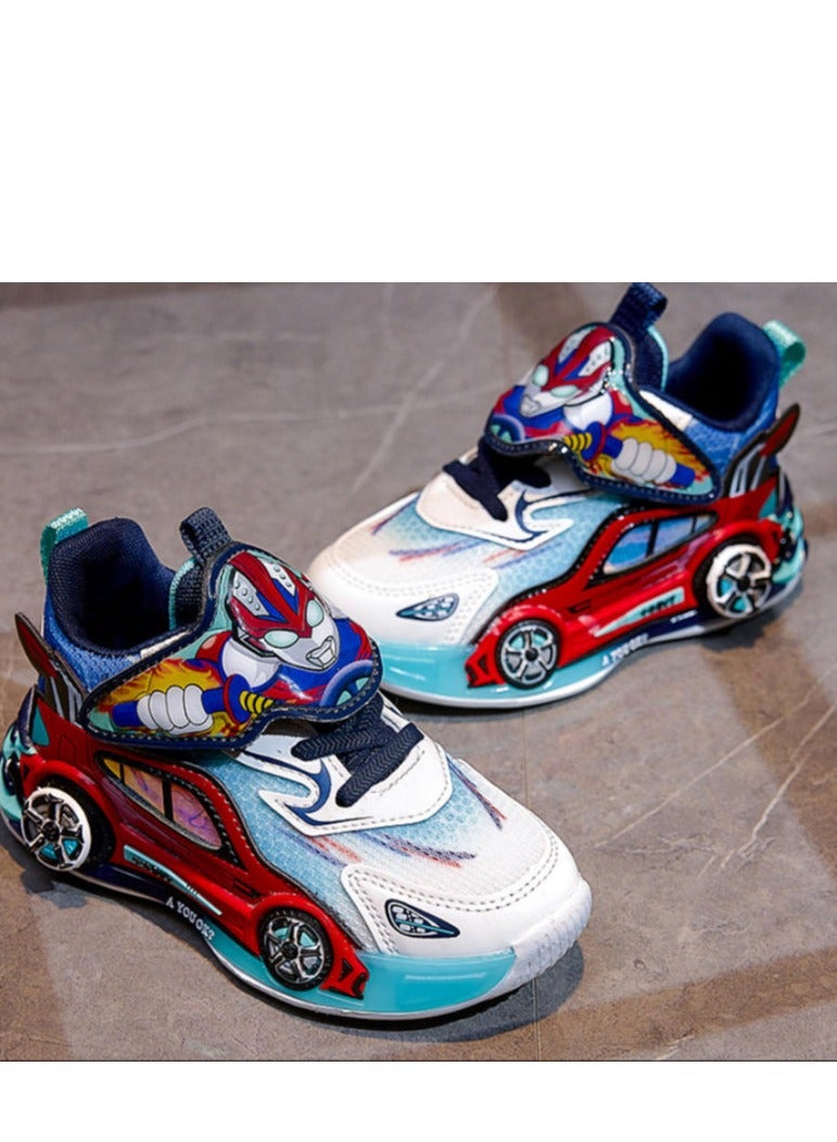 Durian Soled Children's Shoes, Children's Sports Shoes, Mesh Breathable Tire Shoes - Image 3