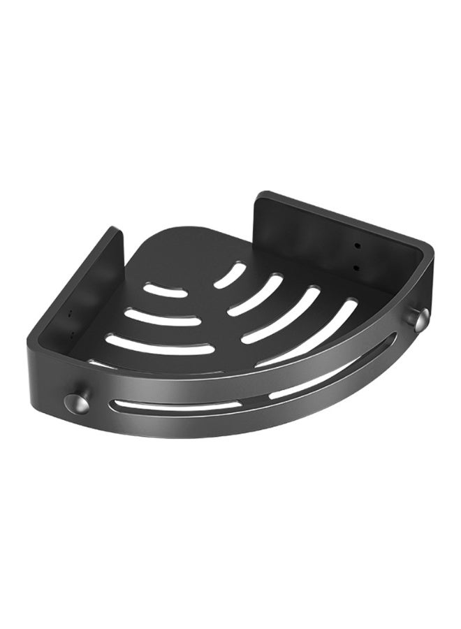 زاوية دش كادي, منظم دش مع 8 خطايا,2 حزمة اللاصق ABS الرفوف دش لتخزين الحمام,لا حفر الجدار المثبتة رف (أسود) - Image 4