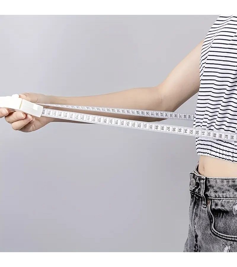 Portable Soft Tape Measure Body Flexible Fitness Measuring Tape Waist Arm Chest Measurement Compact For Gym Travel Home Use Ideal For Students White - Image 5